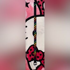 Rainbow Pyramid Stud Belt